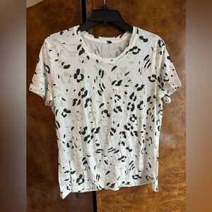 Ecothreads NWOT leopard & black shirt